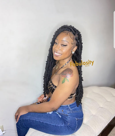 Butterfly locs full lace Wig (24 inches)