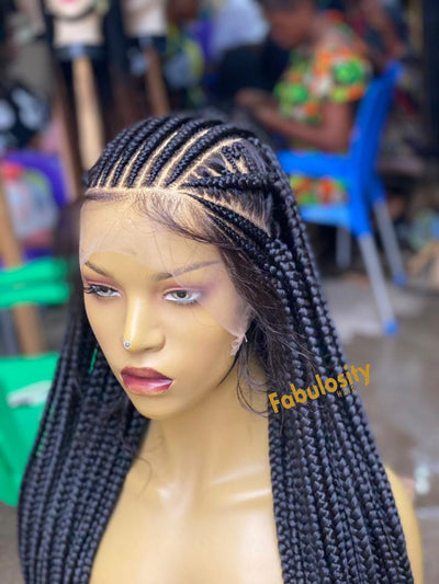 Rihanna Inspired braided wig