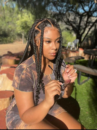 Are knotless braided wigs tight?