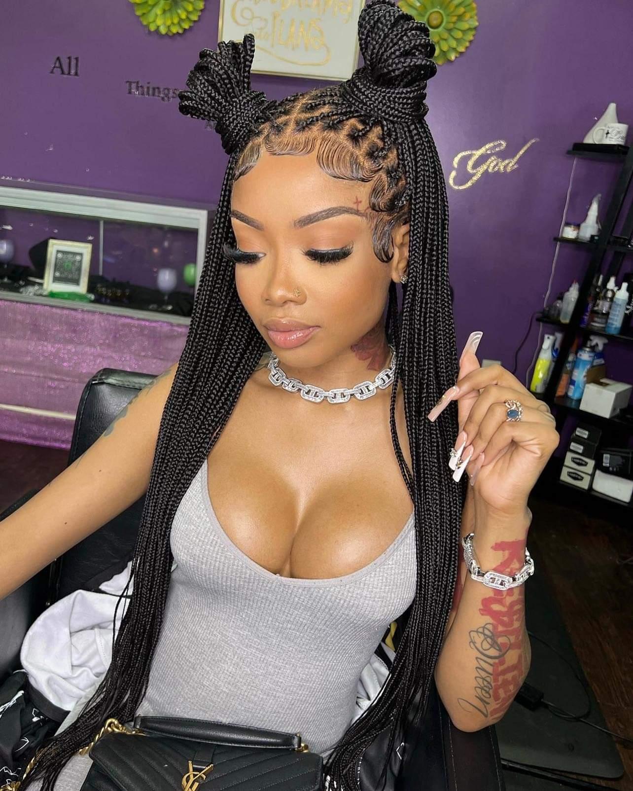Fabulosity Hair, Knotless braided wigs, Knotless braided wig