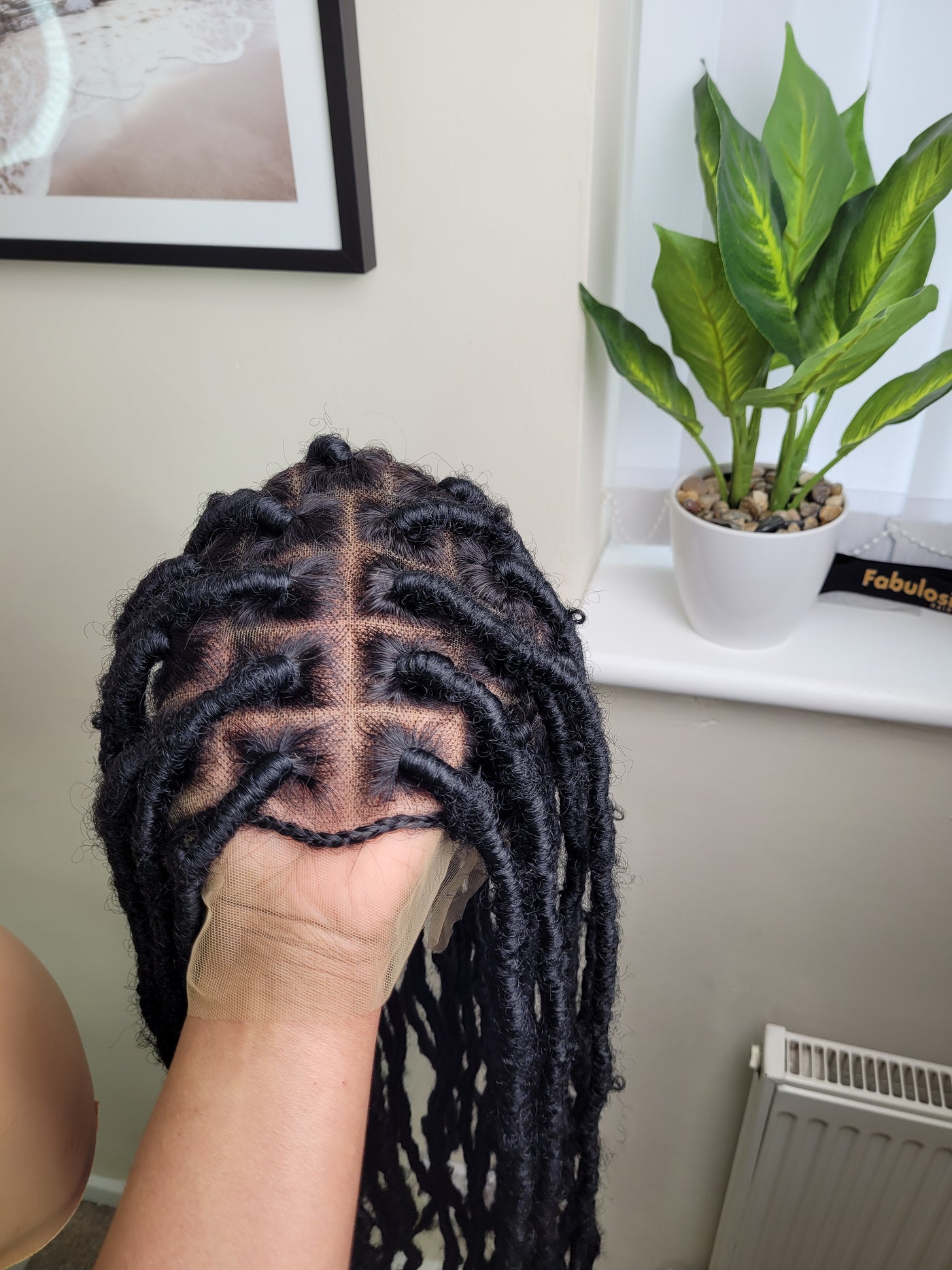 Distressed Locs braided wig