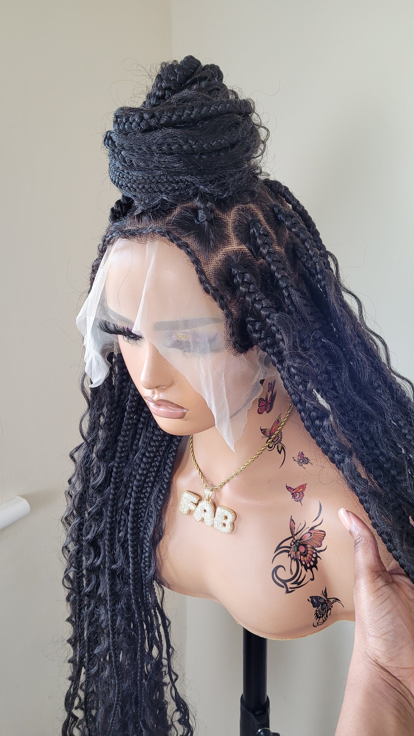Bohemian Goddess braided wig