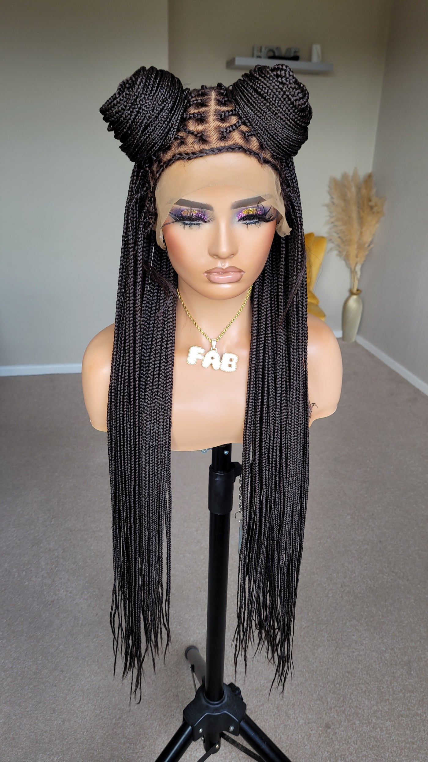 Knotless braided wig colour 4