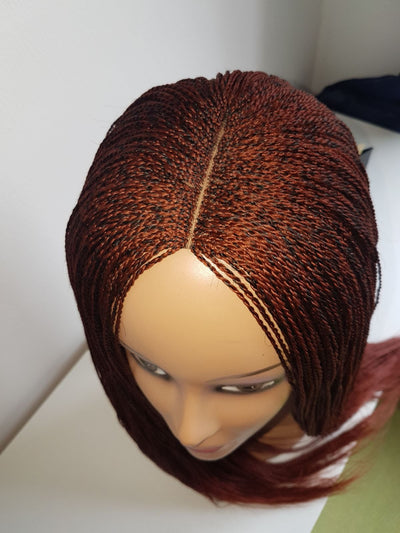 Million braids (Bright burgundy)