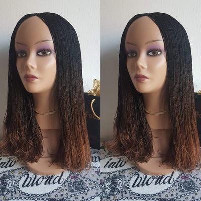 Million braids (Ombre black and brown)
