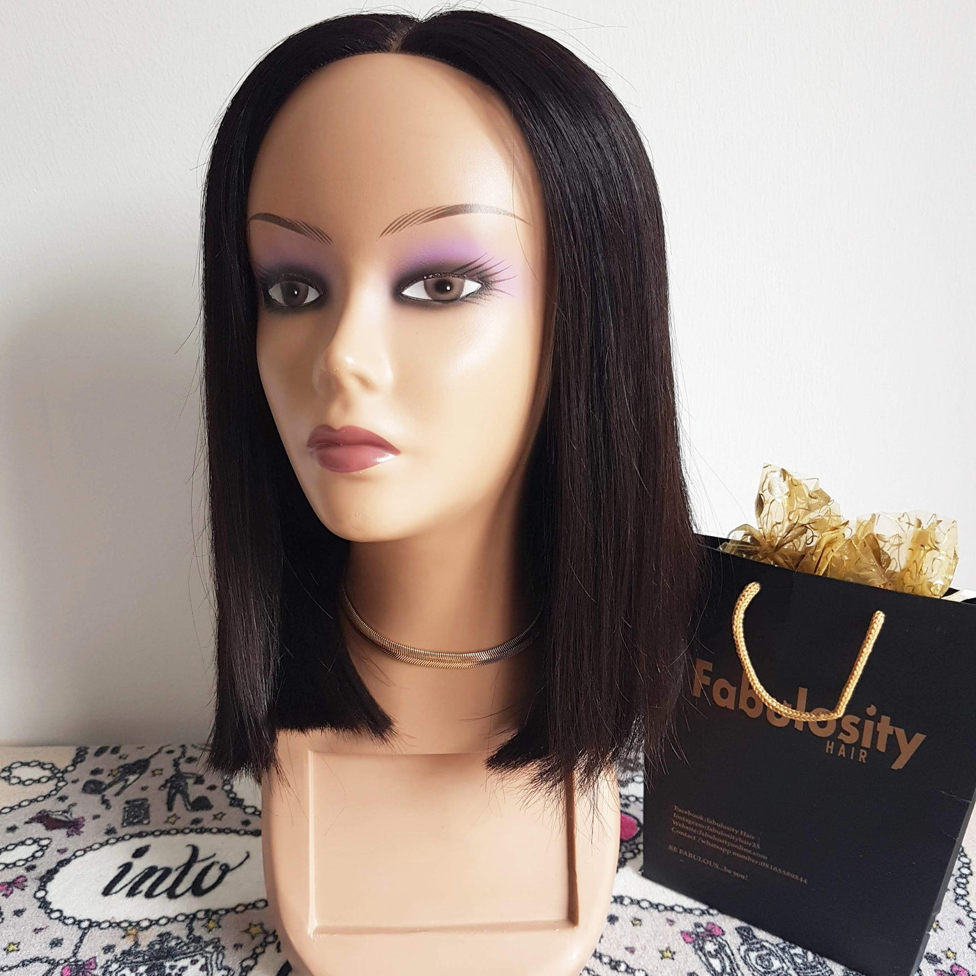 Weave bob luxury wig (100% human hair)