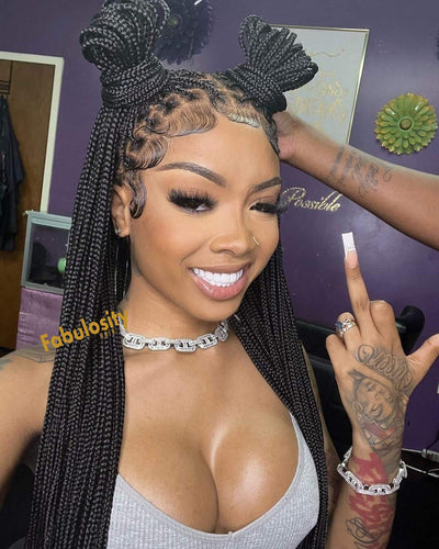 Knotless Braided wig