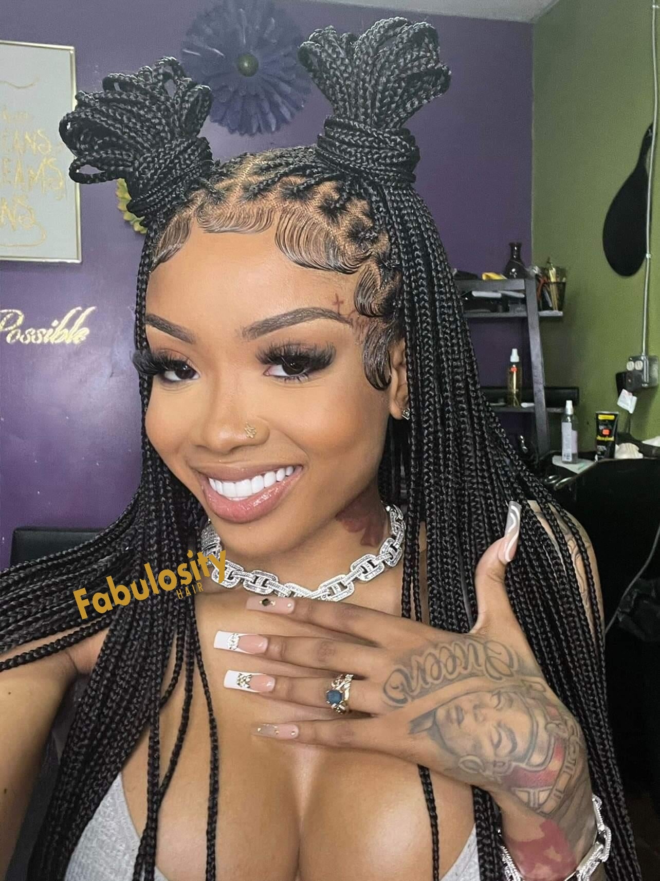 Knotless Braided wig