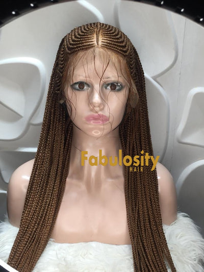 Cornrow frontal braided wig (Imelda)