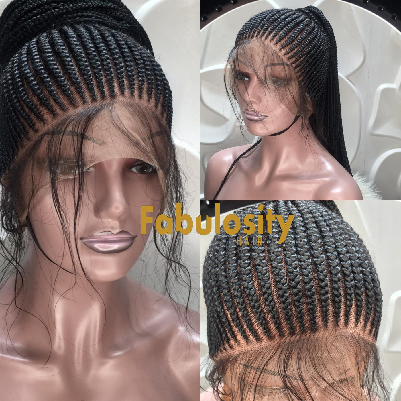 Cornrow full lace wig (Nova)