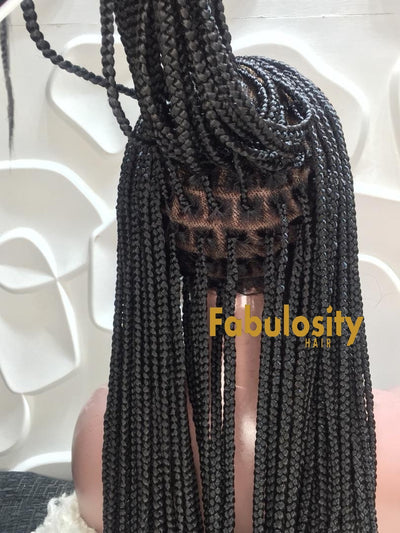 Knotless braided wig