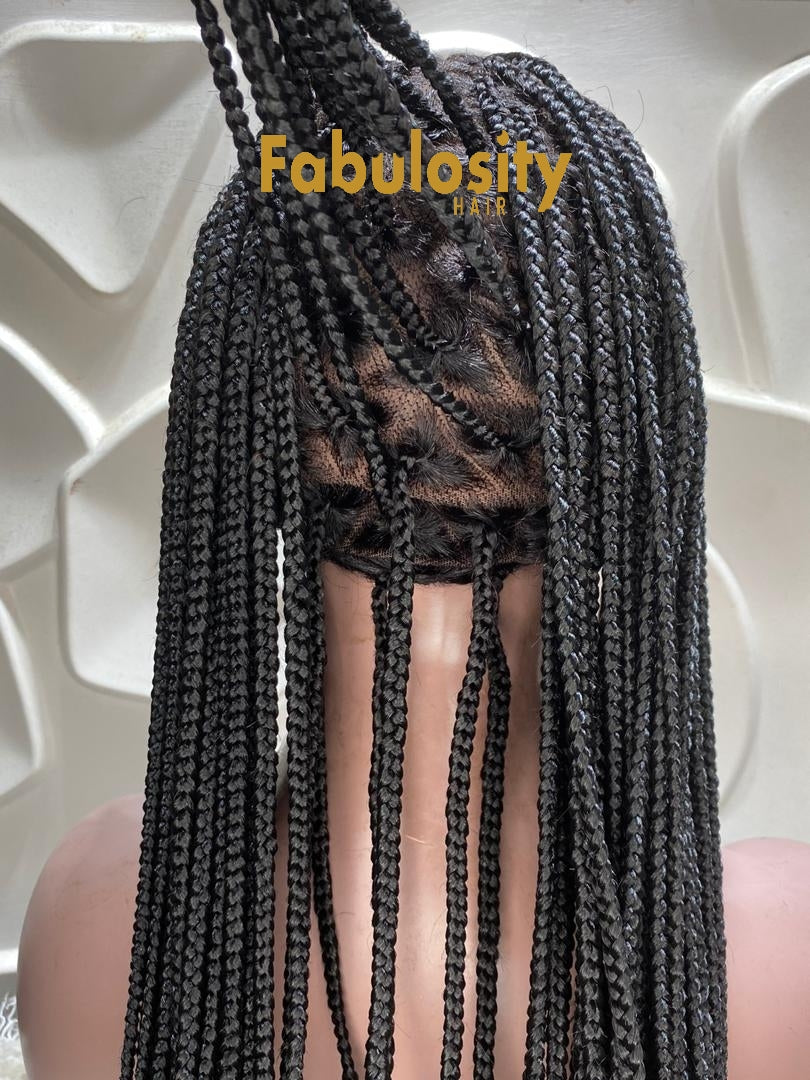 Knotless braided wig triangle shaped  (Davina)