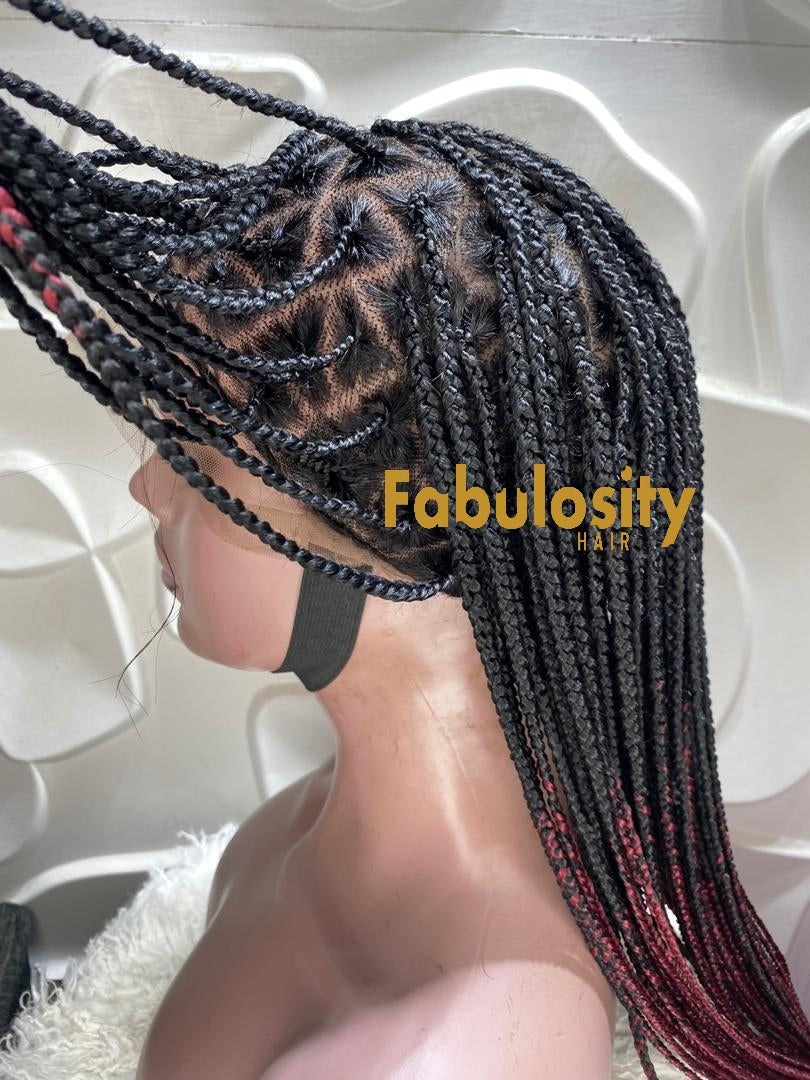 Knotless braided wig Ombre 1b/39 Triangle (Davina)
