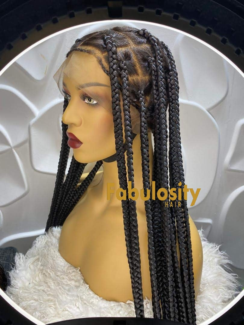 Knotless braided wig Classic Jumbo (Davina)