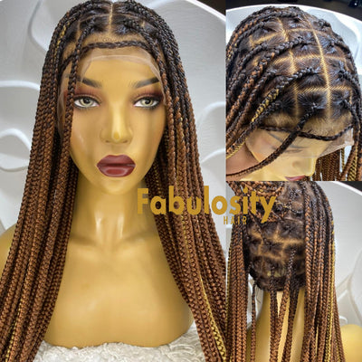 Knotless braided wig Full lace Unit (Davina 33/30/27)