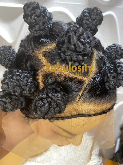Bantu Knots braided wig (Poppy)