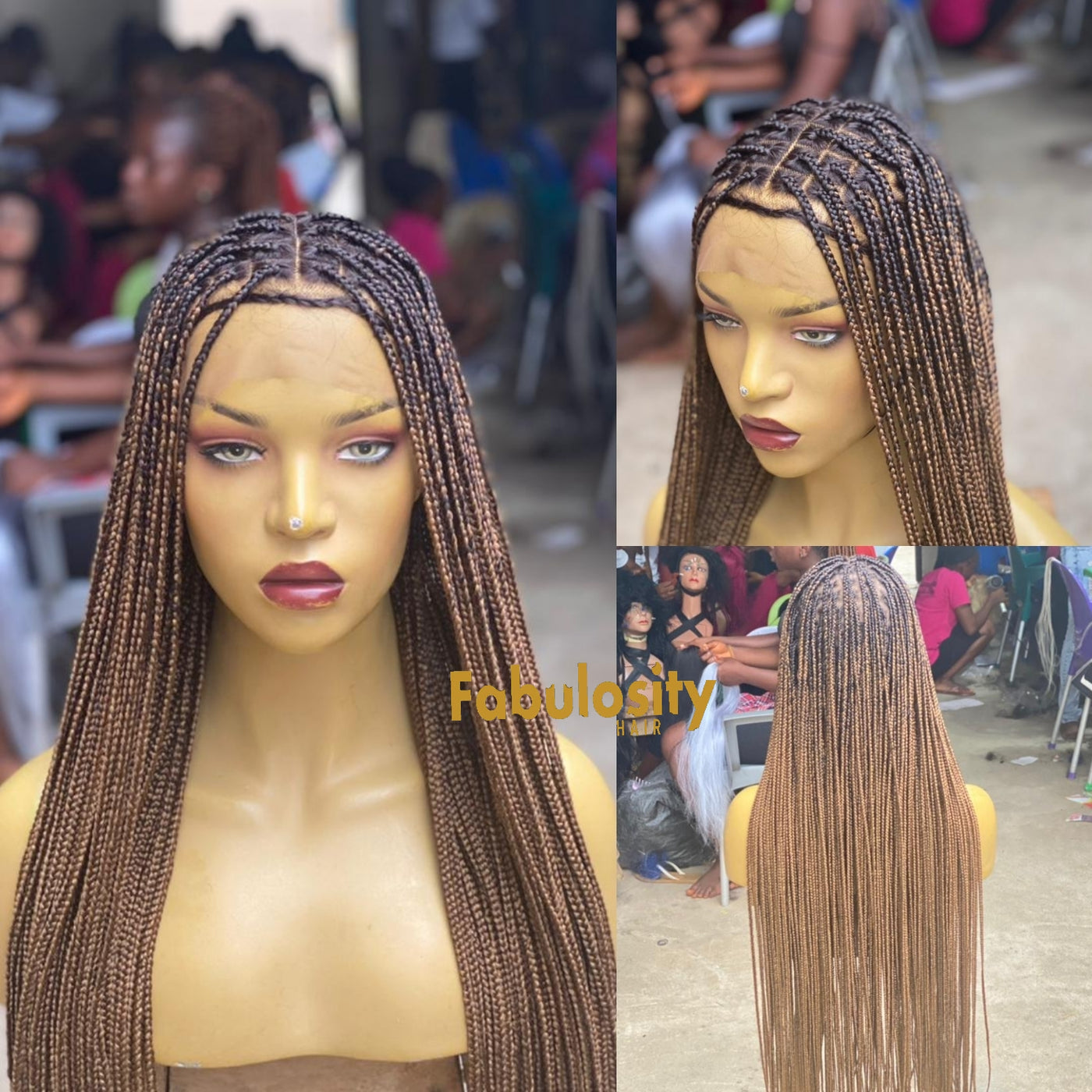 Knotless braided wig in Beyonce colour