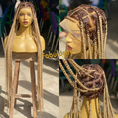 Knotless braided wig (30 roots and 27)