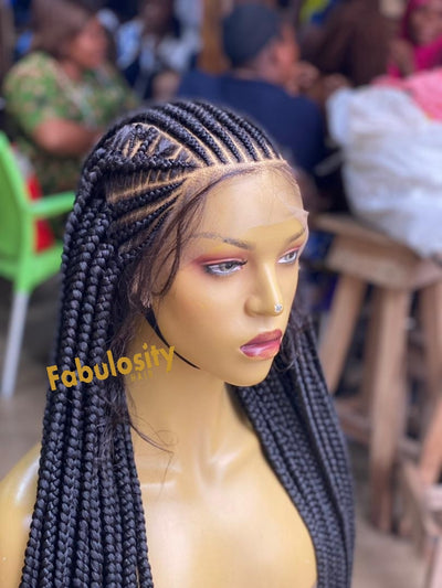 Rihanna Inspired braided wig