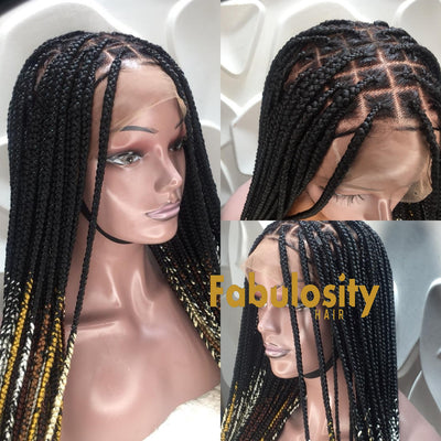 Knotless braided wig Ombre (Davina)